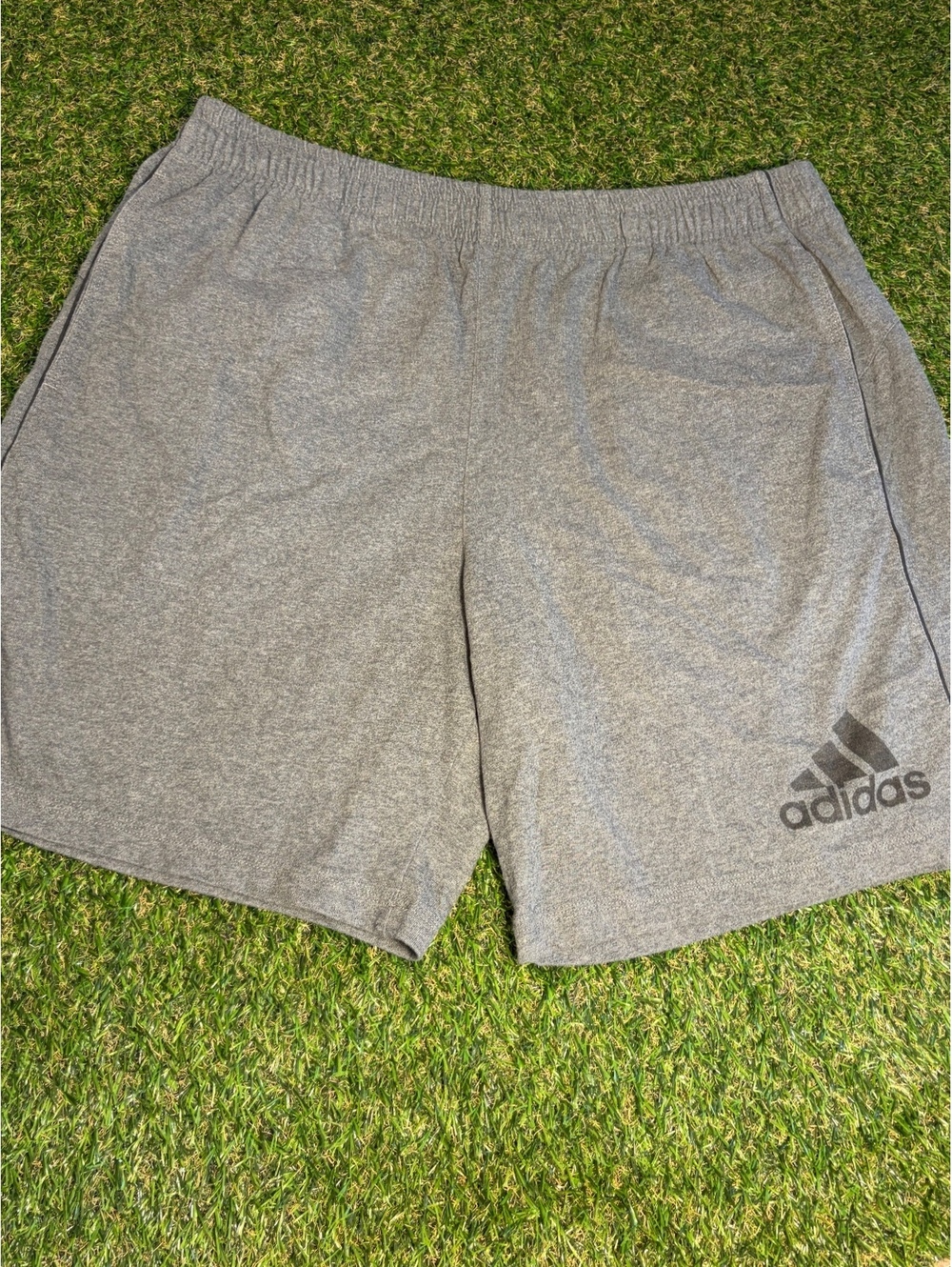 Adidas Gray Athletic Shorts Climalite Size L